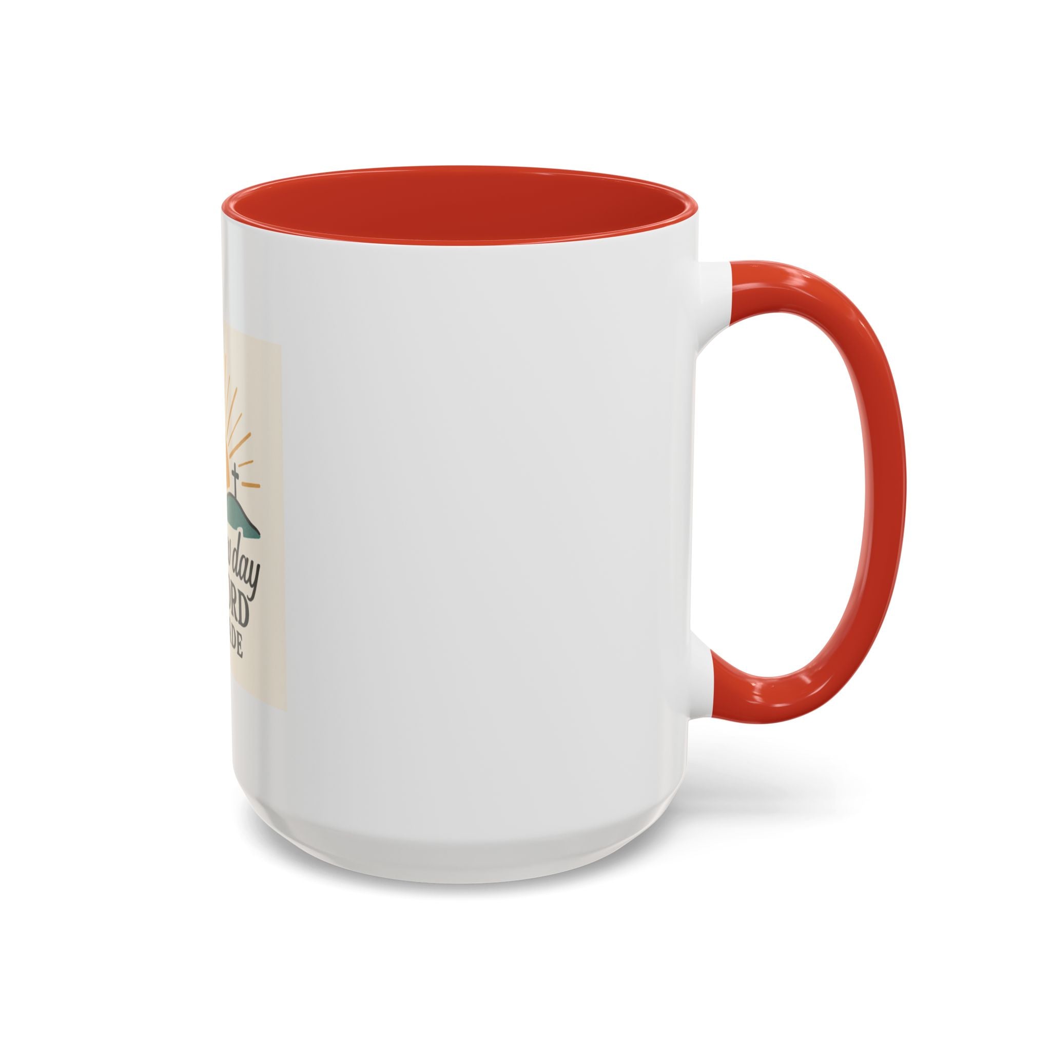 Inspirational Coffee Mug with Sunrise Design, Christian Gift Mug, It's a New Day, Joyful Morning Cup, Perfect for Encouragement