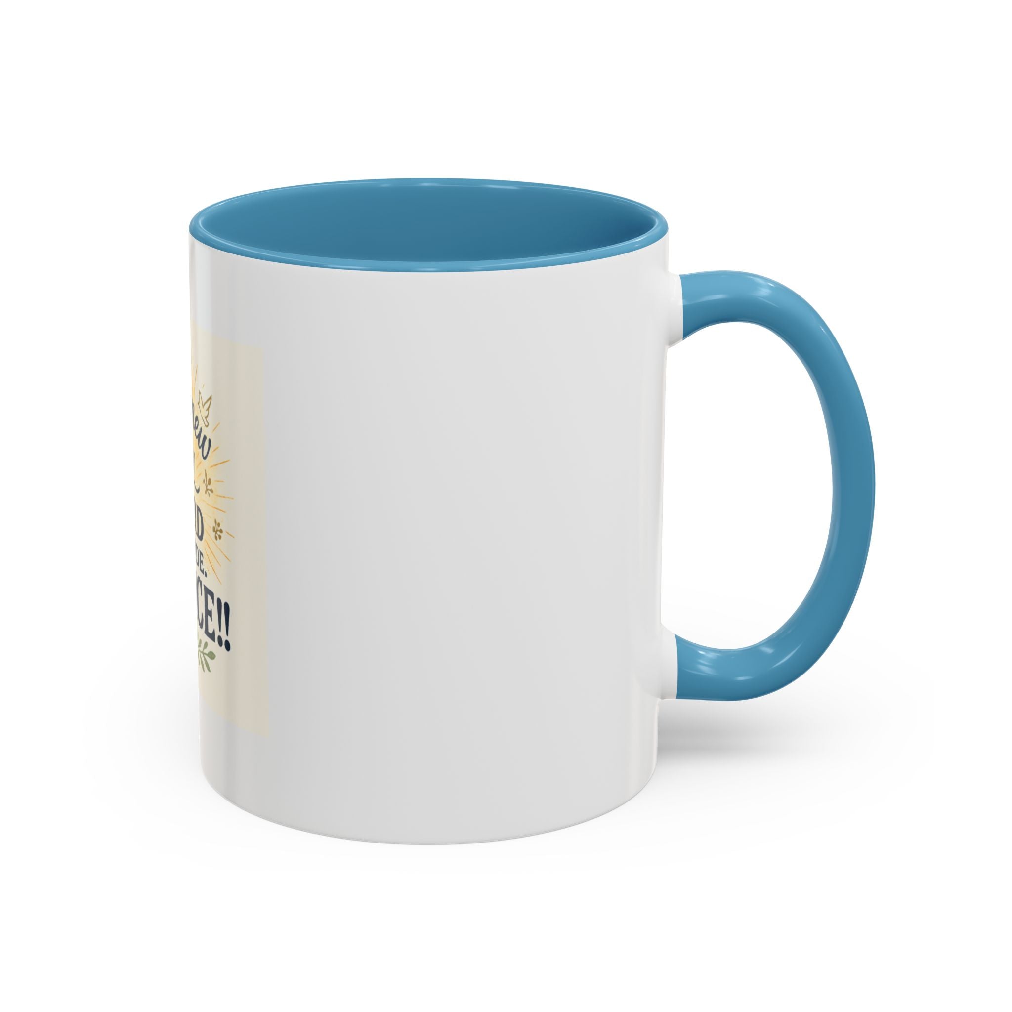 Inspirational Coffee Mug - "It's a New Day, Rejoice!" - Motivational Gift for Coffee Lovers, Faith & Daily Joy for home or office.