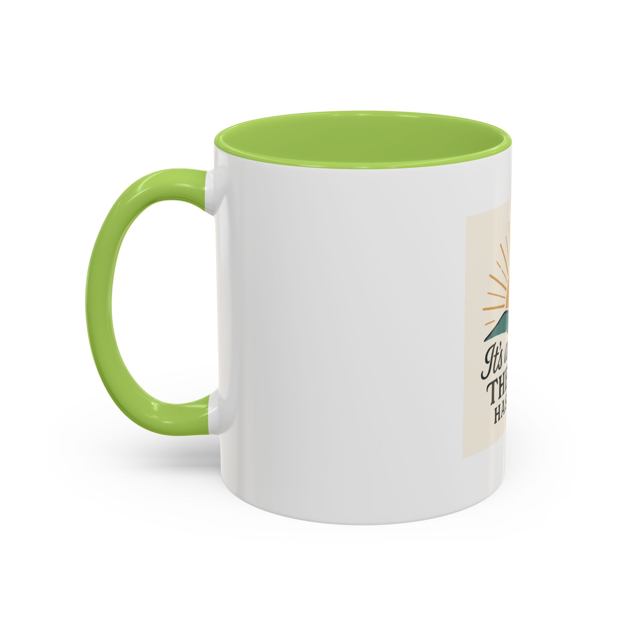 Inspirational Coffee Mug with Sunrise Design, Christian Gift Mug, It's a New Day, Joyful Morning Cup, Perfect for Encouragement