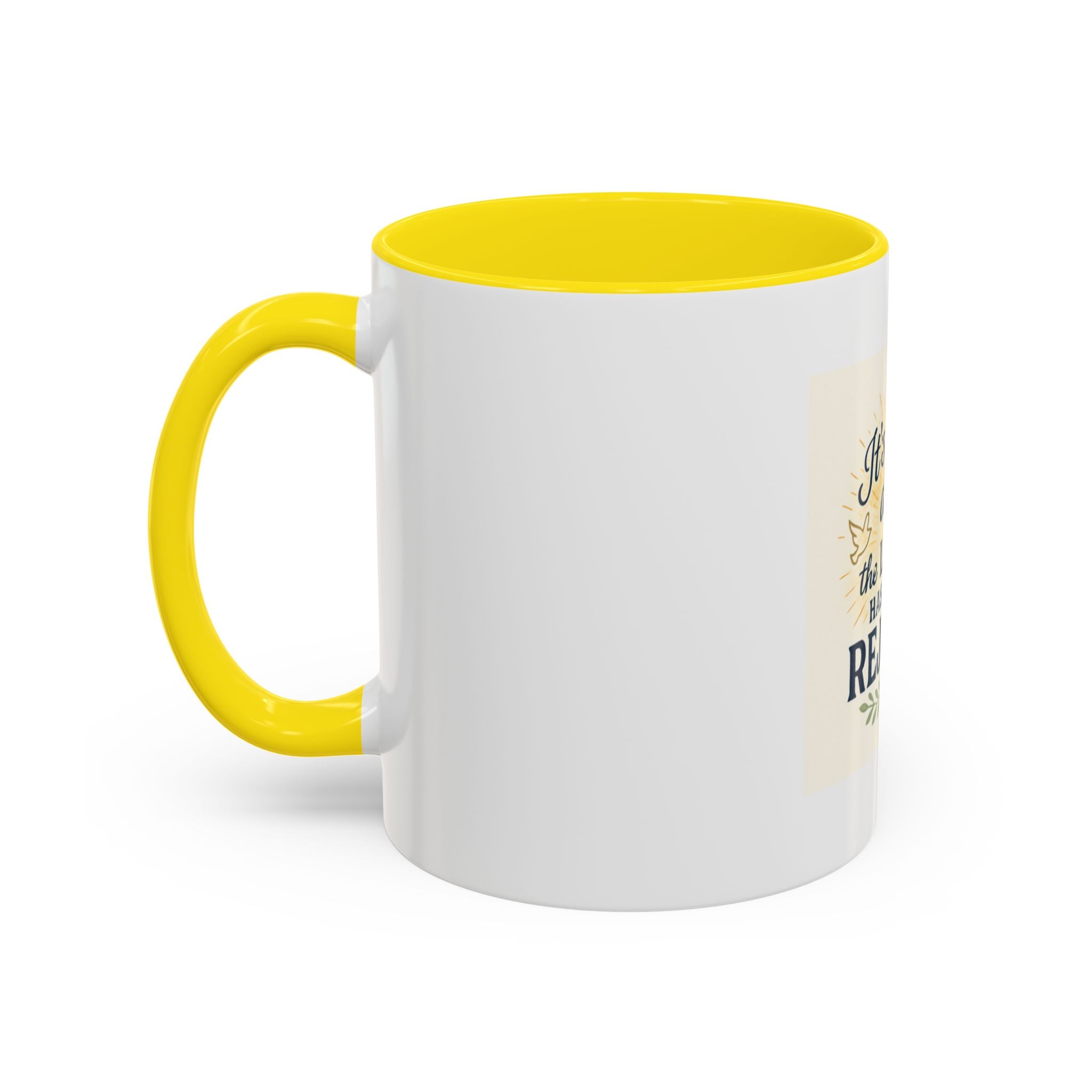 Inspirational Coffee Mug - "It's a New Day, Rejoice!" - Motivational Gift for Coffee Lovers, Faith & Daily Joy for home or office.