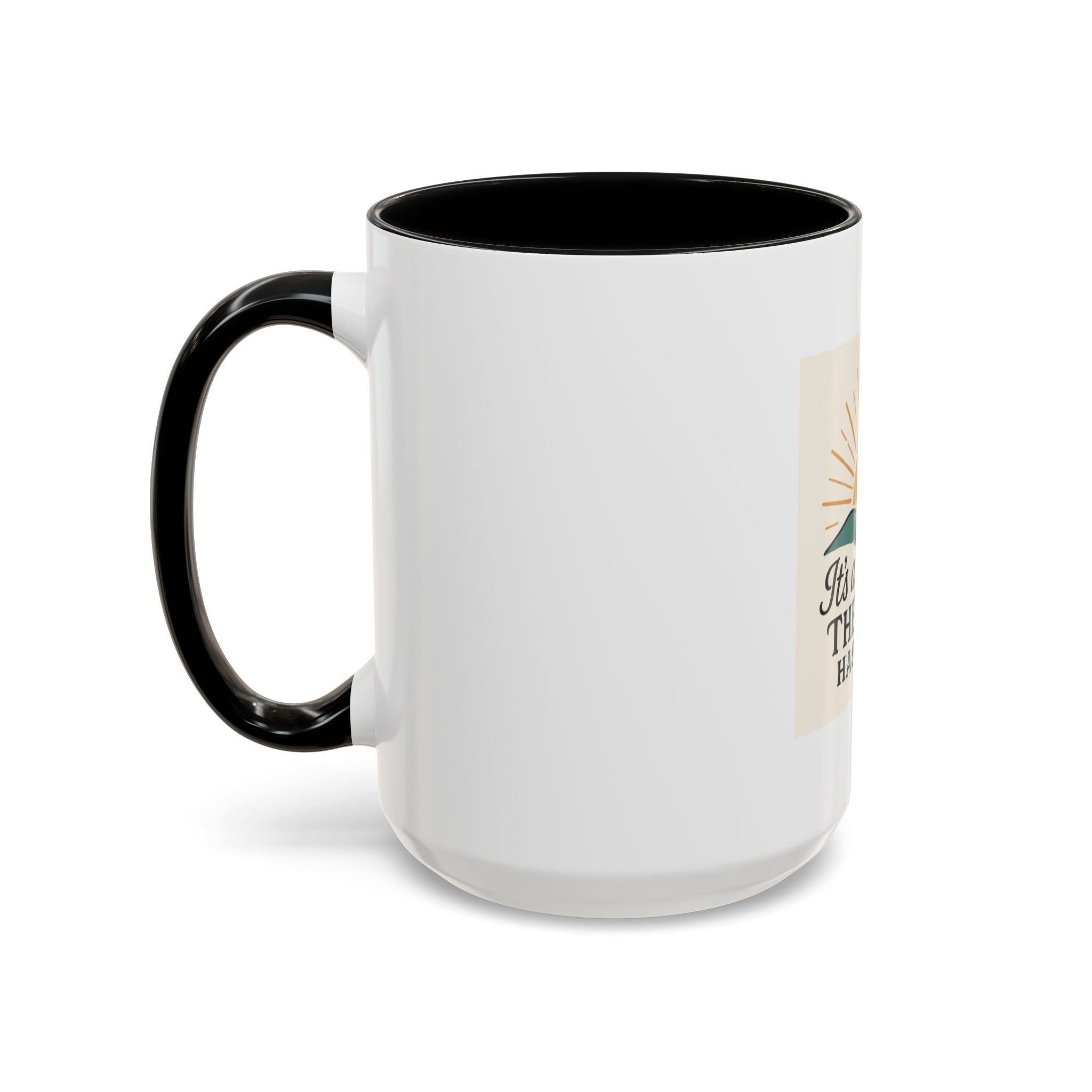 Inspirational Coffee Mug with Sunrise Design, Christian Gift Mug, It's a New Day, Joyful Morning Cup, Perfect for Encouragement