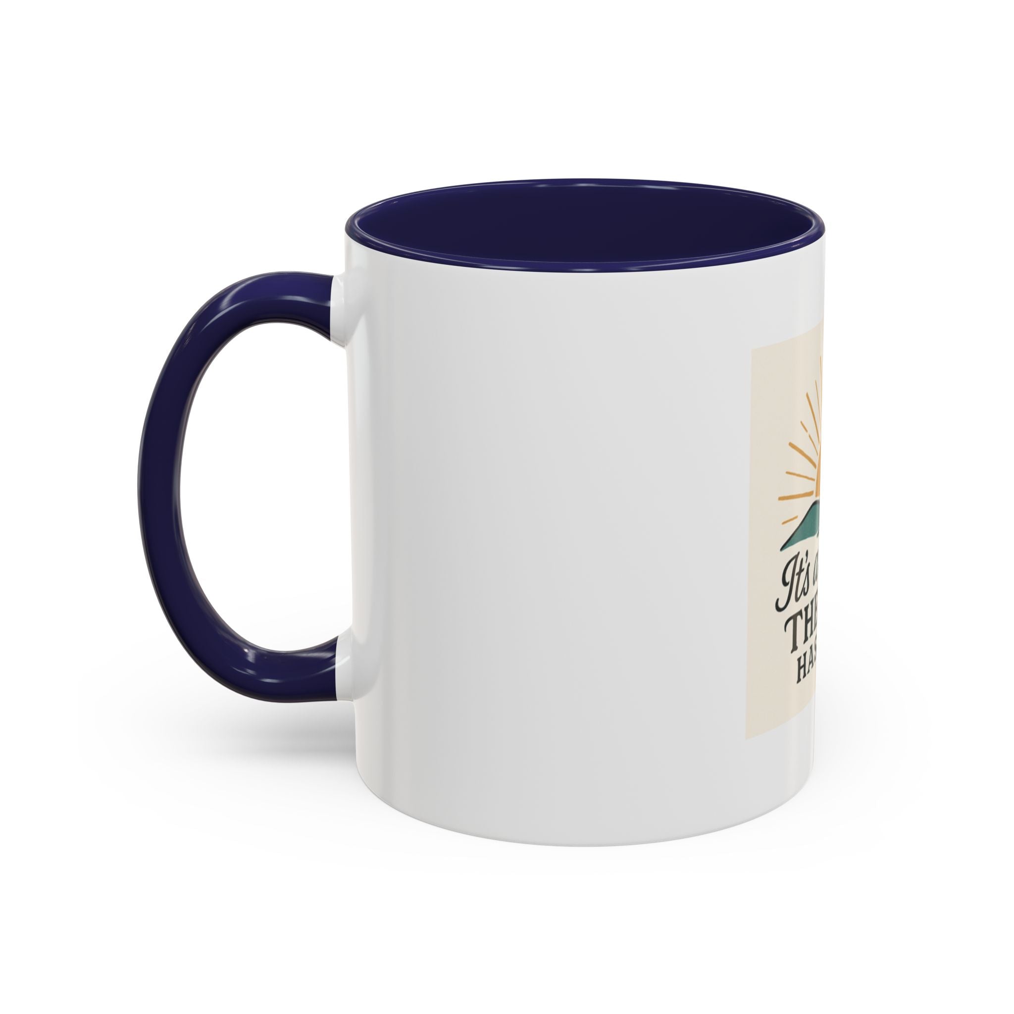 Inspirational Coffee Mug with Sunrise Design, Christian Gift Mug, It's a New Day, Joyful Morning Cup, Perfect for Encouragement