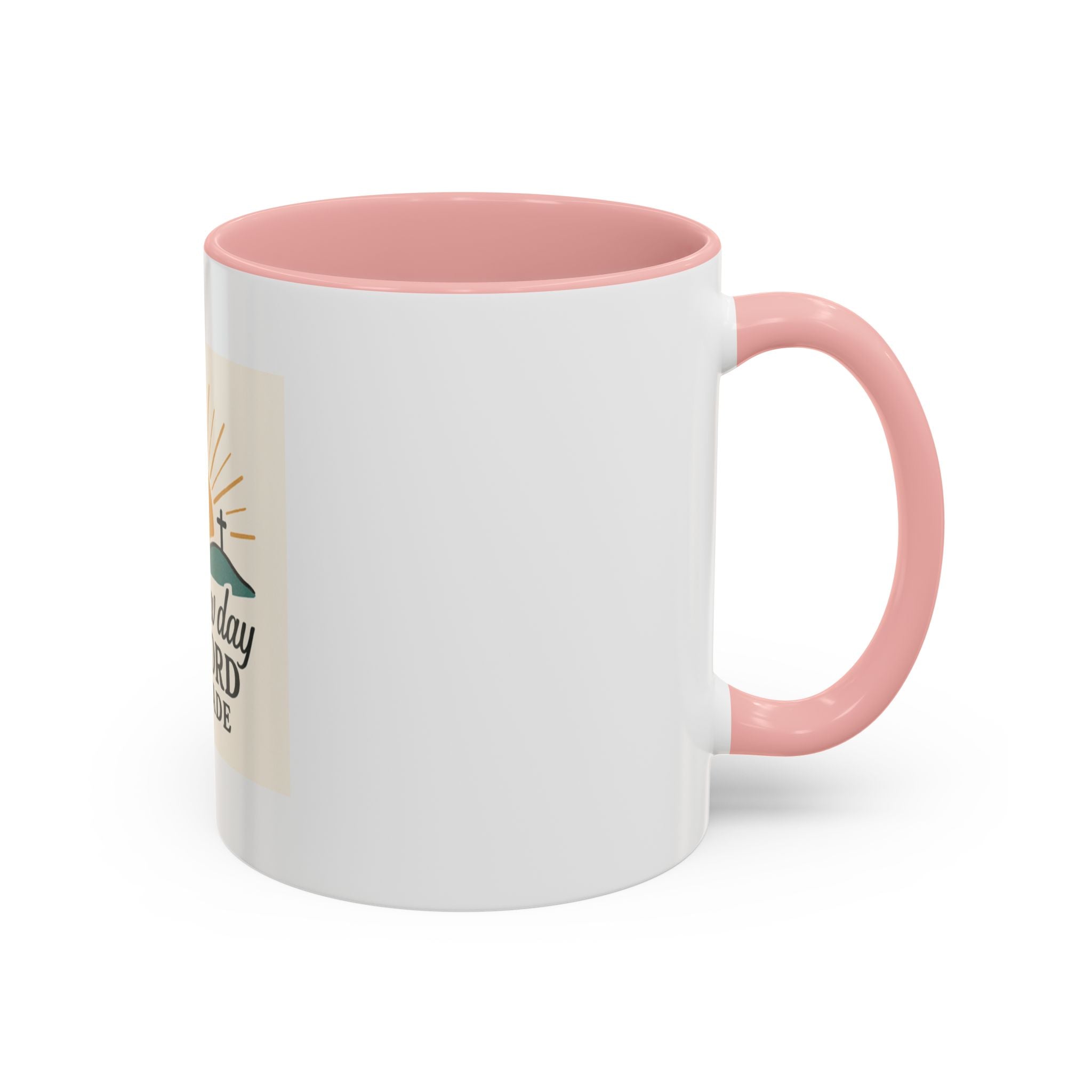 Inspirational Coffee Mug with Sunrise Design, Christian Gift Mug, It's a New Day, Joyful Morning Cup, Perfect for Encouragement