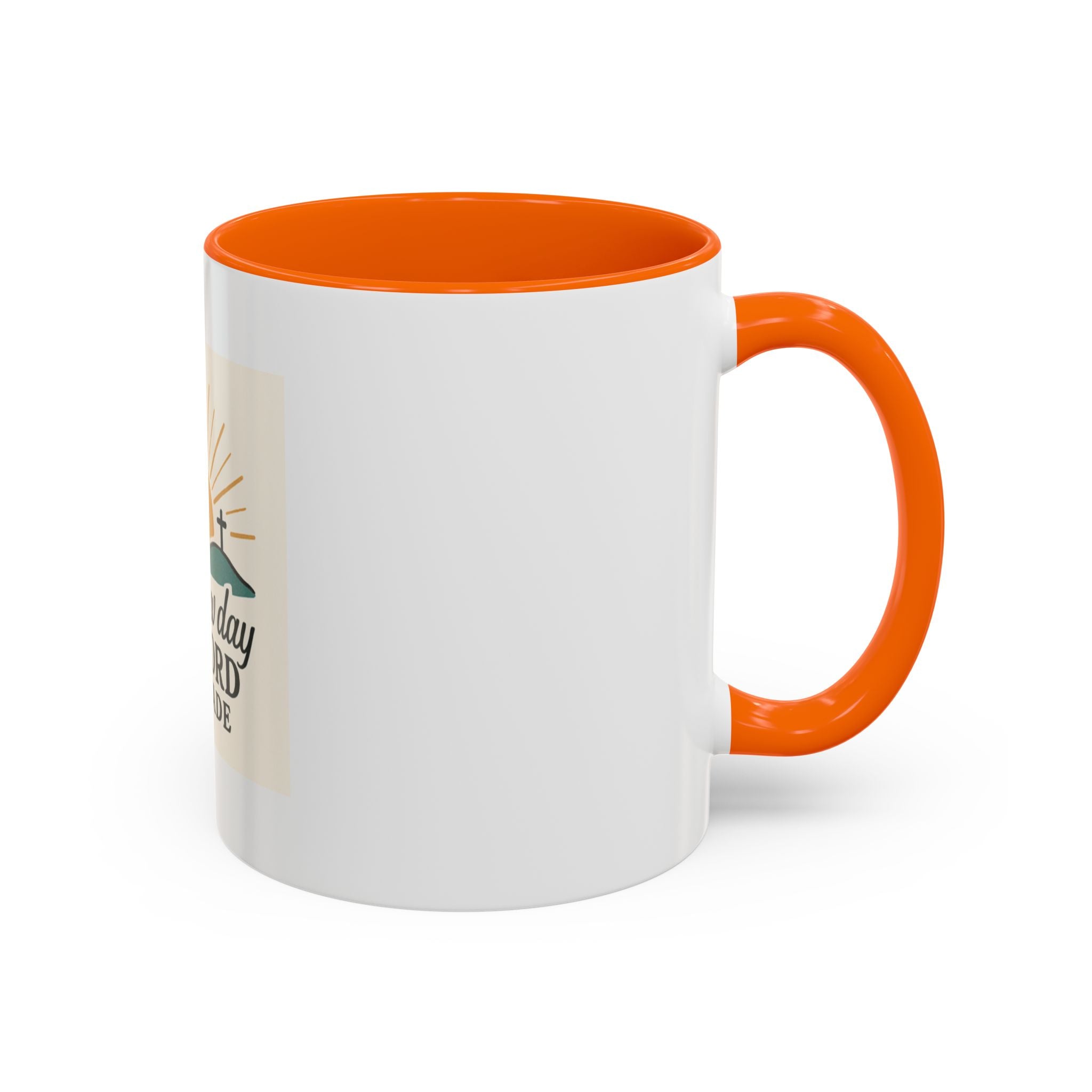 Inspirational Coffee Mug with Sunrise Design, Christian Gift Mug, It's a New Day, Joyful Morning Cup, Perfect for Encouragement