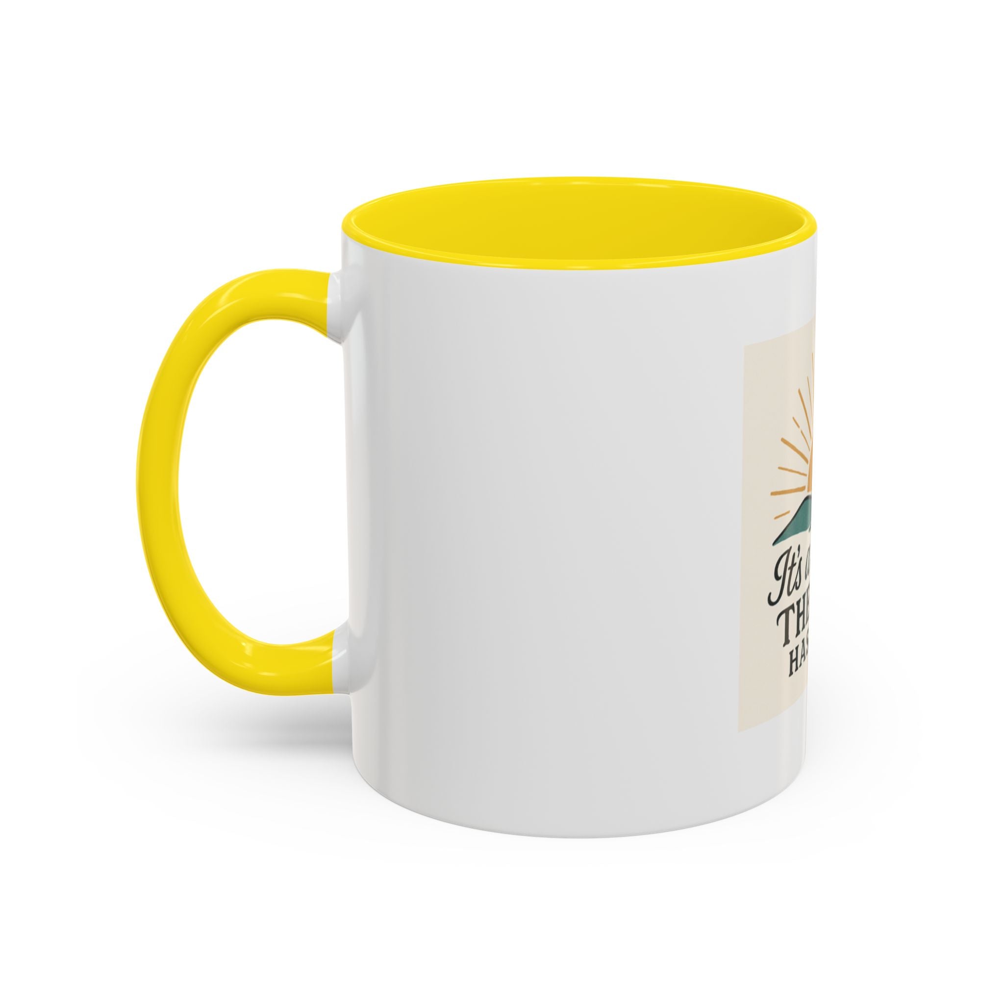 Inspirational Coffee Mug with Sunrise Design, Christian Gift Mug, It's a New Day, Joyful Morning Cup, Perfect for Encouragement