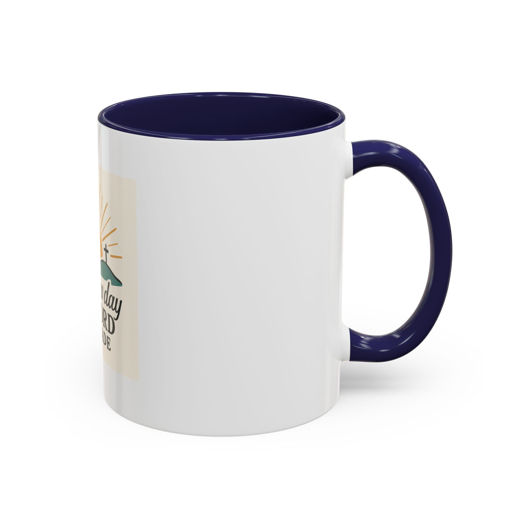 Inspirational Coffee Mug with Sunrise Design, Christian Gift Mug, It's a New Day, Joyful Morning Cup, Perfect for Encouragement