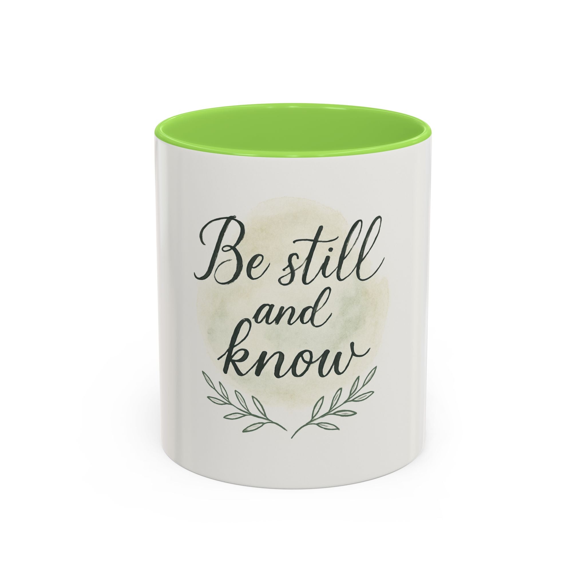 Inspirational Be Still and Know Coffee Mug